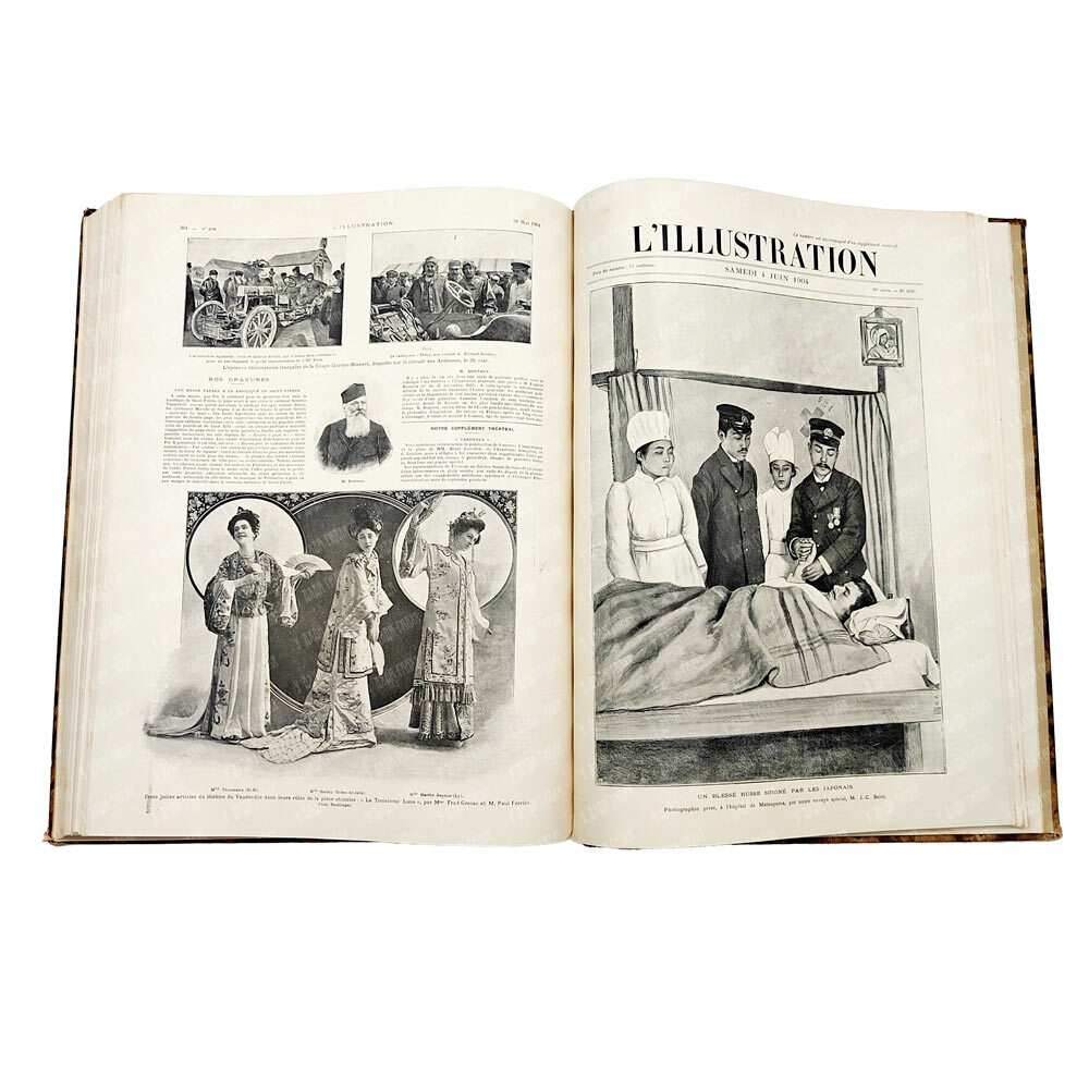 [Подшивка журнала] L’illustration, 1904. – № 3175-3200 (январь-июнь).