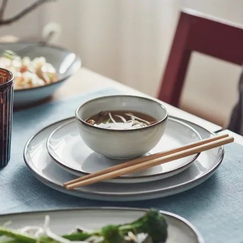 Миска IKEA GLADELIG (ГЛАДЕЛИГ), Серый, 11 см