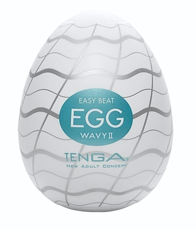 Мастурбатор-яйцо EGG Wavy II (Цвет: молочный)