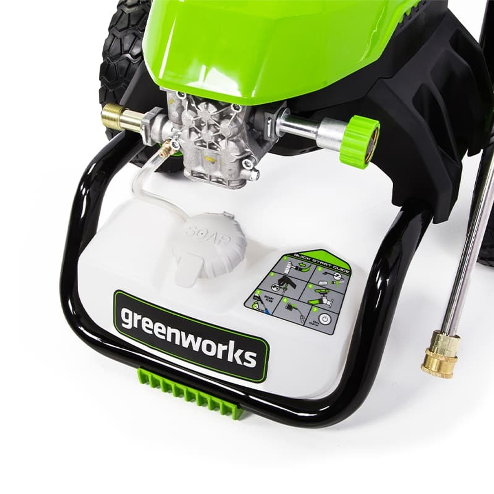 Мойка высокого давления электрическая Greenworks Арт. 5105507, 2000 Вт, 140 бар