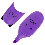 Текстовыделитель мини BRAUBERG KIDS "CUTE CATS NEON", 1шт, АССОРТИ, 1-5 мм, 152433
