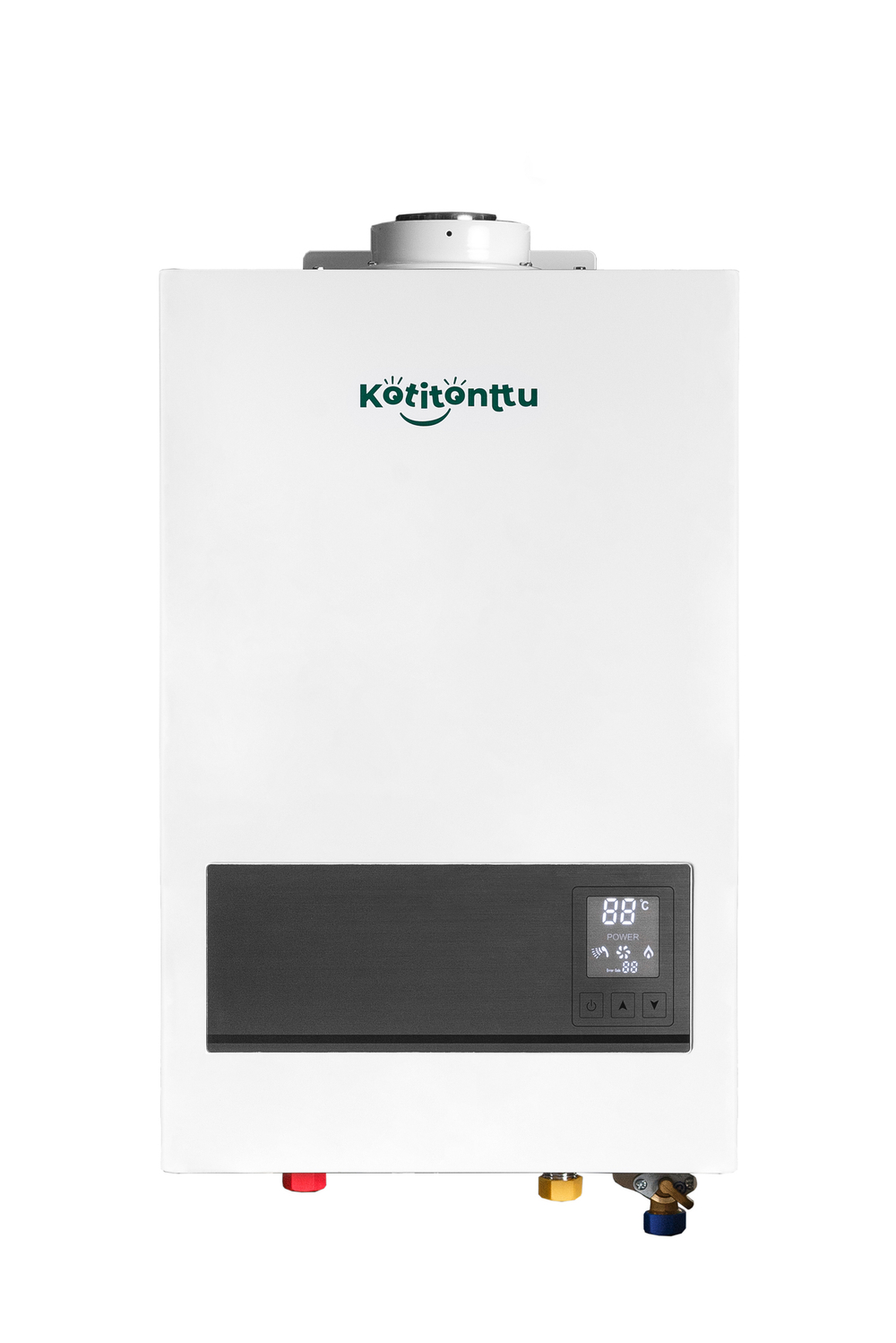 Газовая турбированная колонка Kotitonttu Suari S12FT (полное турбо 24 кВт) для частного дома №2