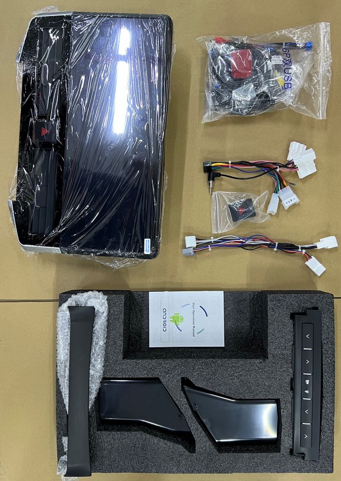Магнитола для Toyota Land Cruiser 200 2007-2015 (со штат. камерой или 360) - Kuberg HP-T1501 монитор 15" на Android 12, Быстрая, CarPlay, 4G SIM-слот
