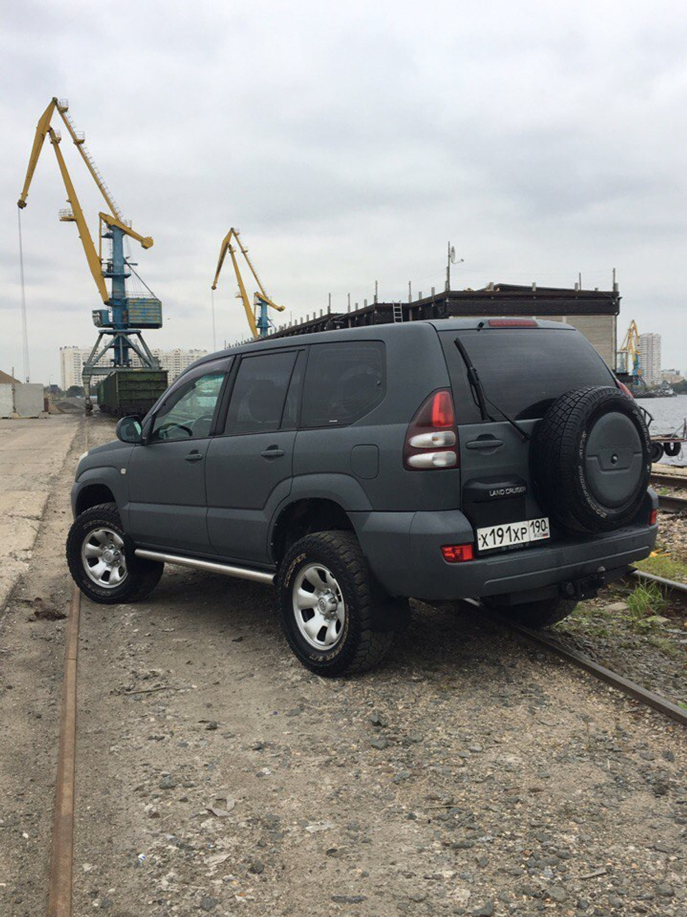 Покраска Раптором Toyota Prado 150