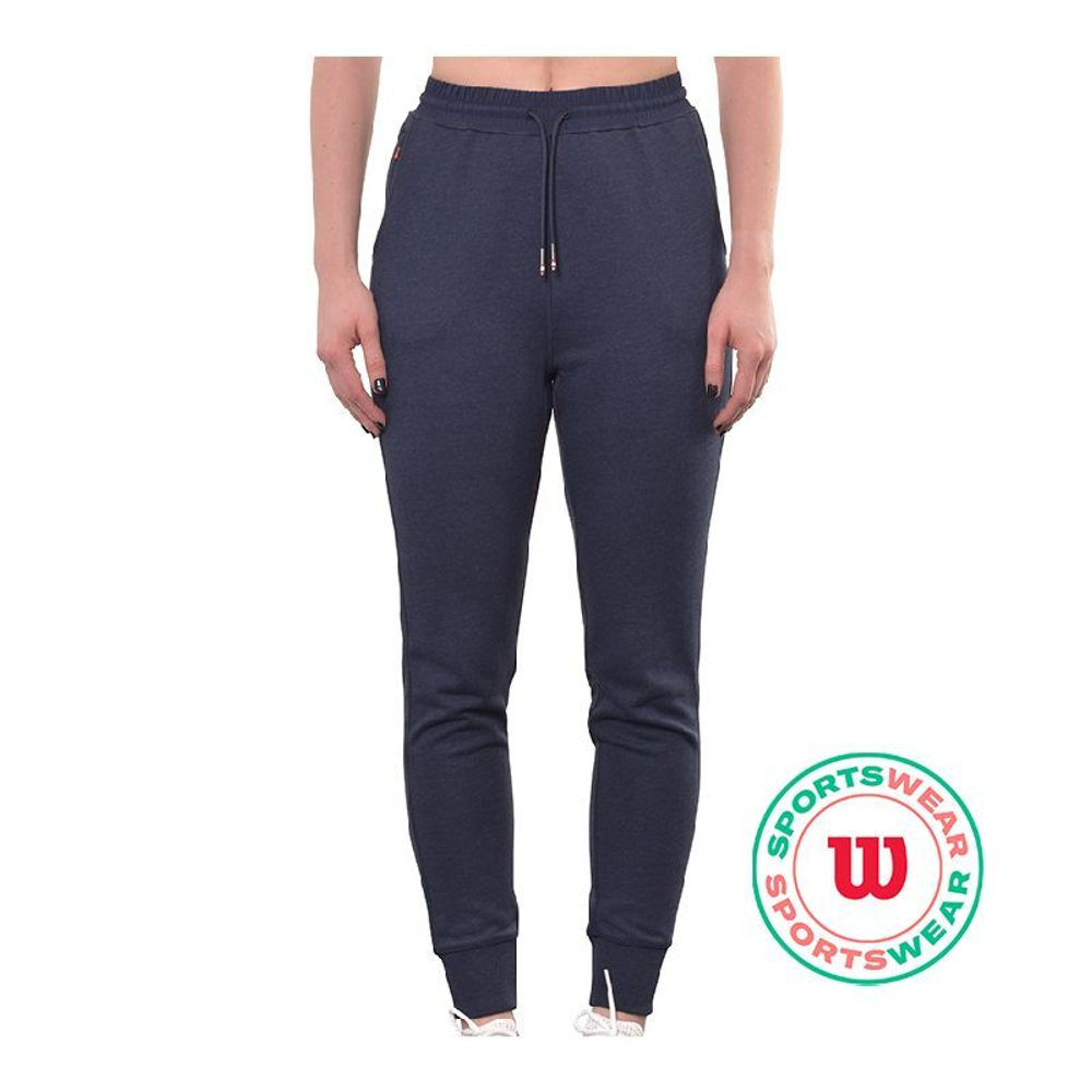 Женские теннисные брюки Wilson Slim Jogger - небесный