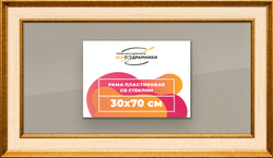 Рамка 30x70 для постера и фотографий