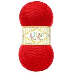 Пряжа Alize (Ализе) Baby Best / уп.5 мот. по 100 г, 240м, 106 темно-красный A