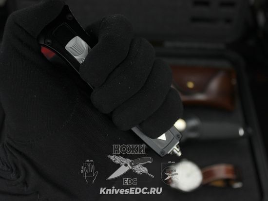 Нож фронтальный Steelclaw Аргон-04-1 - рукоять алюvиний, клинок D2