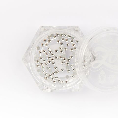 Zoo nail Стразы стеклянные прозрачные SS4 (1,5мм), 100шт