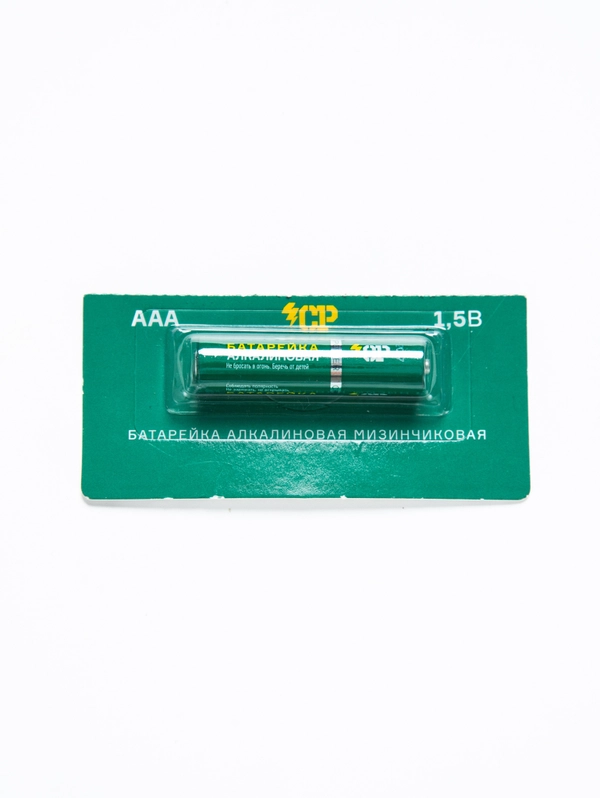 Батарейки LR03 CRAZYpower Алкалиновые ( 6 шт. Блистер-лента) зел.
