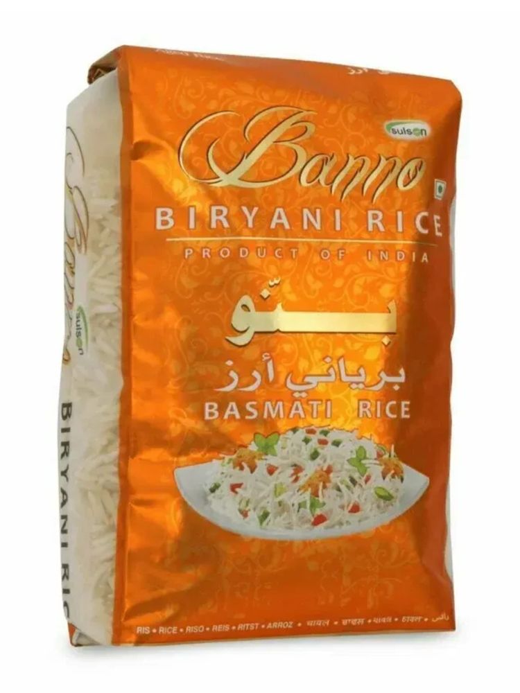Рис Banno Басмати Biryani выдержанный 500 г x 4 шт