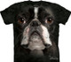 Футболка детская Mountain с изображением бостонского терьера - Boston Terrier Face