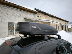 Автобокс Way-box Cobra 480 на Nissan X Trail T 32 с рейлингами