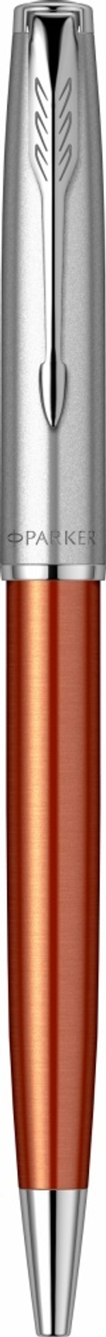 Шариковая ручка Parker Sonnet Essentials Orange SB Steel CT 2169361, цвет чернил black, стержень: M, в подарочной упаковке.