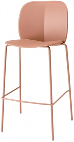 Стул пластиковый барный Scab Design Mentha Go Green, карамельный