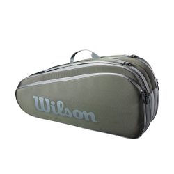 Сумка теннисная Wilson Tour 6 PK Racket Bag - dark green