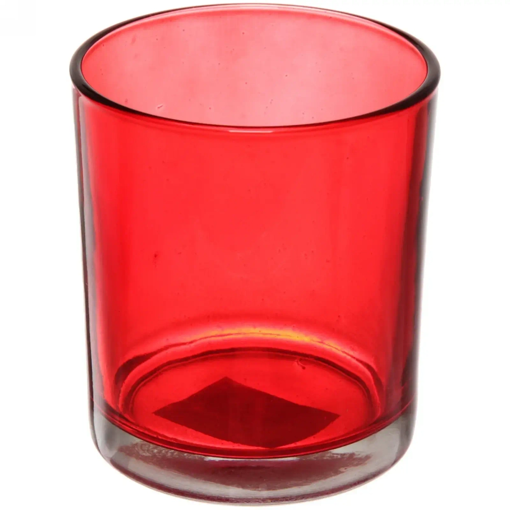 Подсвечник «Oasis-Glass» 8,8*10см цвет красный