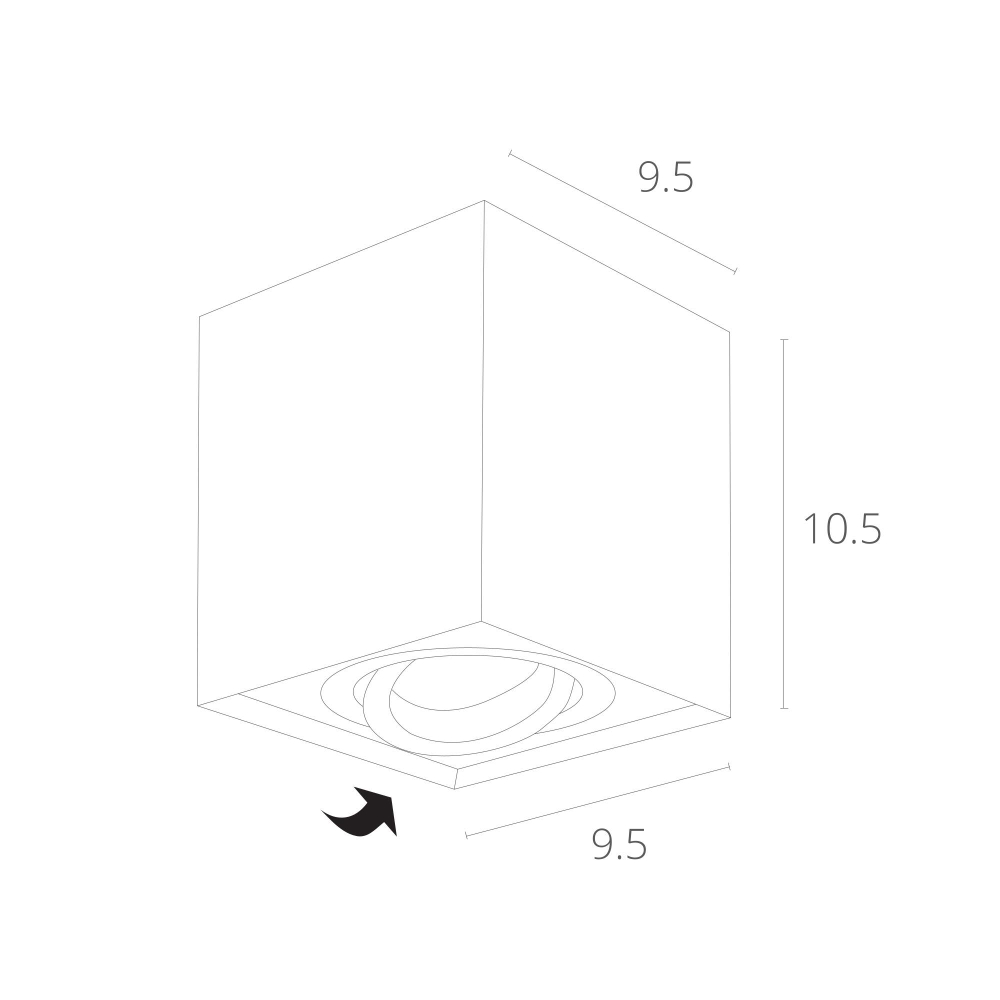 Светильник потолочный Arte Lamp Factor A5544PL-1WH