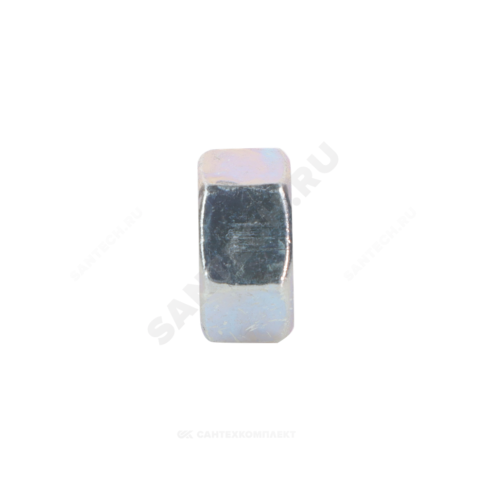Гайка стальная оц М16 к.п. 5 шестигранная вес DIN 934 (5915/5927)