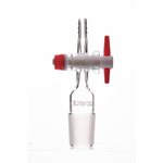 Керн 29/32 с прямым отводом, с краном PTFE
