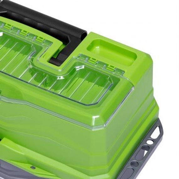 Ящик для снастей NISUS Tackle Box трехполочный зеленый (N-TB-3-G)