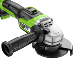 Угловая шлифовальная машина, аккумуляторная Greenworks 24V, бесщеточная, c 1хАКБ 4