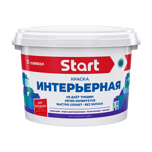 В/д  интерьерная белоснеж. START   3кг  (Сайвер)