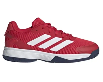 Детские Кроссовки теннисные  Adidas Ubersonic K - pure ruby/cloud white/dark blue