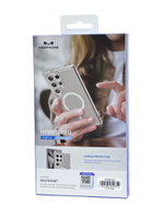 Накладка для Samsung Galaxy S25 Keephone Hybrid Pro MagSnap прозрачный