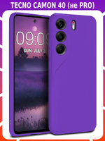 Мягкий Soft Touch чехол из силикона для TECNO CAMON 40 с бархатной подкладкой