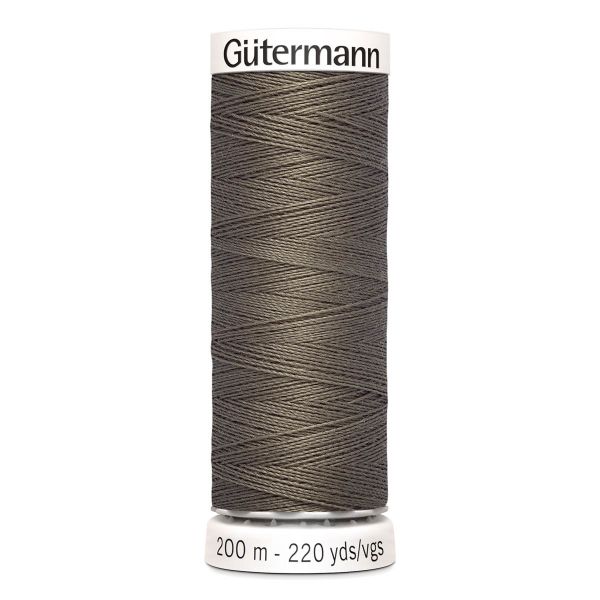 Нитки универсальные Gutermann Sew-all 100 (200 метров), 5 кат. | 727 дымч. серо-зеленый