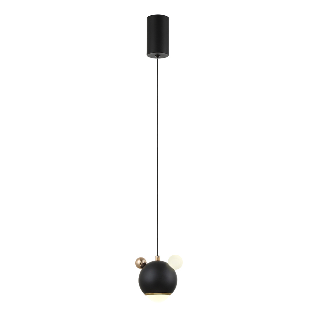 Подвесной светодиодный светильник Crystal Lux AMIGO SP LED BLACK