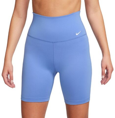 Женские Шорты теннисные Nike Dri-Fit High-Rise 7in Shorts - polar/white
