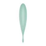 Мятный вибромассажер 22,2см Satisfyer Twirling Pro+
