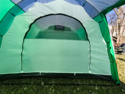 Туристическая палатка с просторным тамбуром, 3-х местная Nature camping 1908-3CD, для походов, кемпинга, рыбалки, дачи