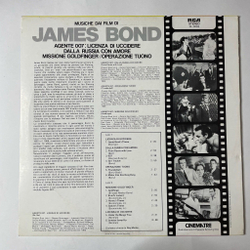 Винтажная виниловая пластинка LP Orchestra Diretta Di Ray Martin Musiche Dai Film Di James Bond 007 (Italy 1979)