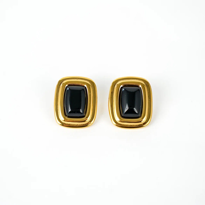 Серьги BLACK gold