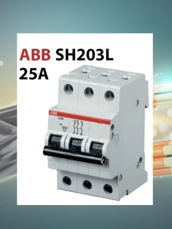 Автоматический выключатель SH203L C20 3-полюсный (2CDS243001R0204)