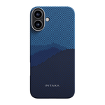 Чехол из арамидного волокна с поддержкой MagSafe PITAKA Tactile Woven Case StarPeak для iPhone 16 Plus