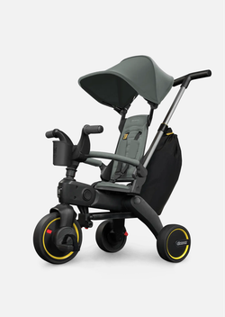 Doona Складной трехколесный велосипед Liki Trike S3, Slate Green (Forest Grey)