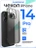 Чехол накладка iPhone 14 Pro 6.1" Gurdini силикон Ultra Twin 1 mm с защитой камеры серый