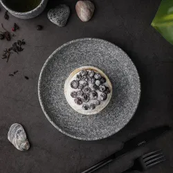 Тарелка с бортом d 17,5 см h2,8 см Stone Untouched Taiga P.L. Proff Cuisine [1]