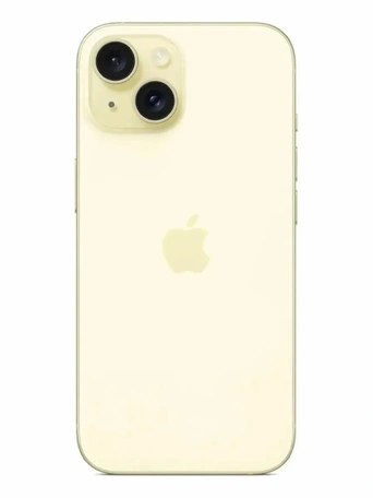 Смартфон Apple iPhone 15, 128GB, Yellow