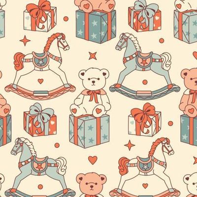 Винтажные игрушки и украшения. Ретро Рождество и Новый год
