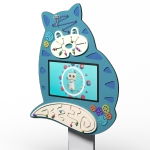 Интерактивная панель с бизибордом Service.Interactive "Котик", 24”