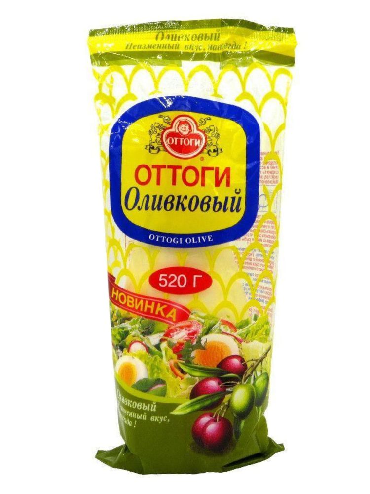 Майонез Ottogi Mayonnaise Оттоги Оливковый 520 г, 2 шт