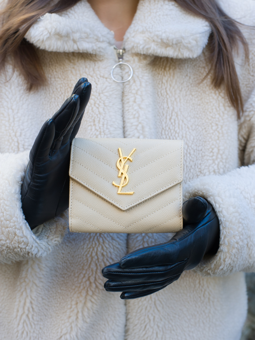 Saint Laurent Кожаный кошелёк
