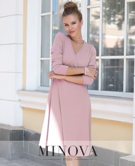Платье 3102-розовый Minova Фото 2