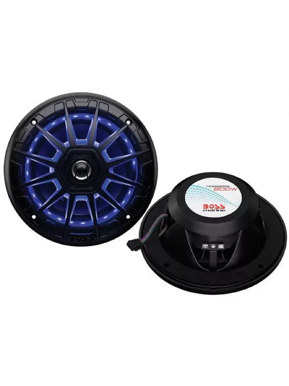 Колонки Boss Audio морские 200W 6,5" с RGB подсветкой