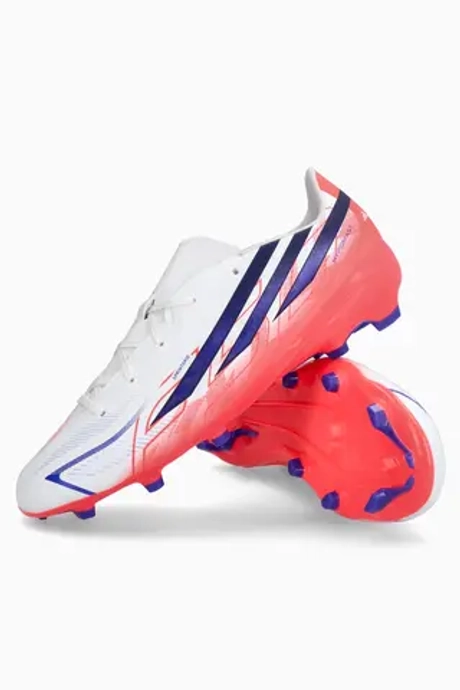 Бутсы adidas F50 League Hyperfast FG Junior - белый